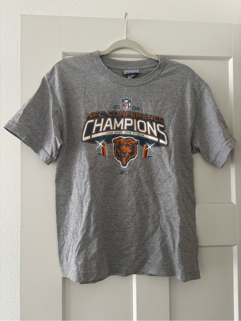 2006 Chicago Bears NFC Conference Champions Gray Tee